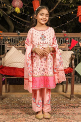 Best Poly Lawn Digital Printed 3 Pc Suit - Wear Ochre -