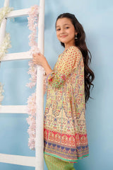 Best Poly Lawn Digital Printed 3 Pc Suit - Wear Ochre -