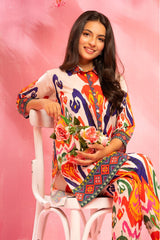 Ochre Clothing Swiss Lawn Digital Printed 2 Pc Suit