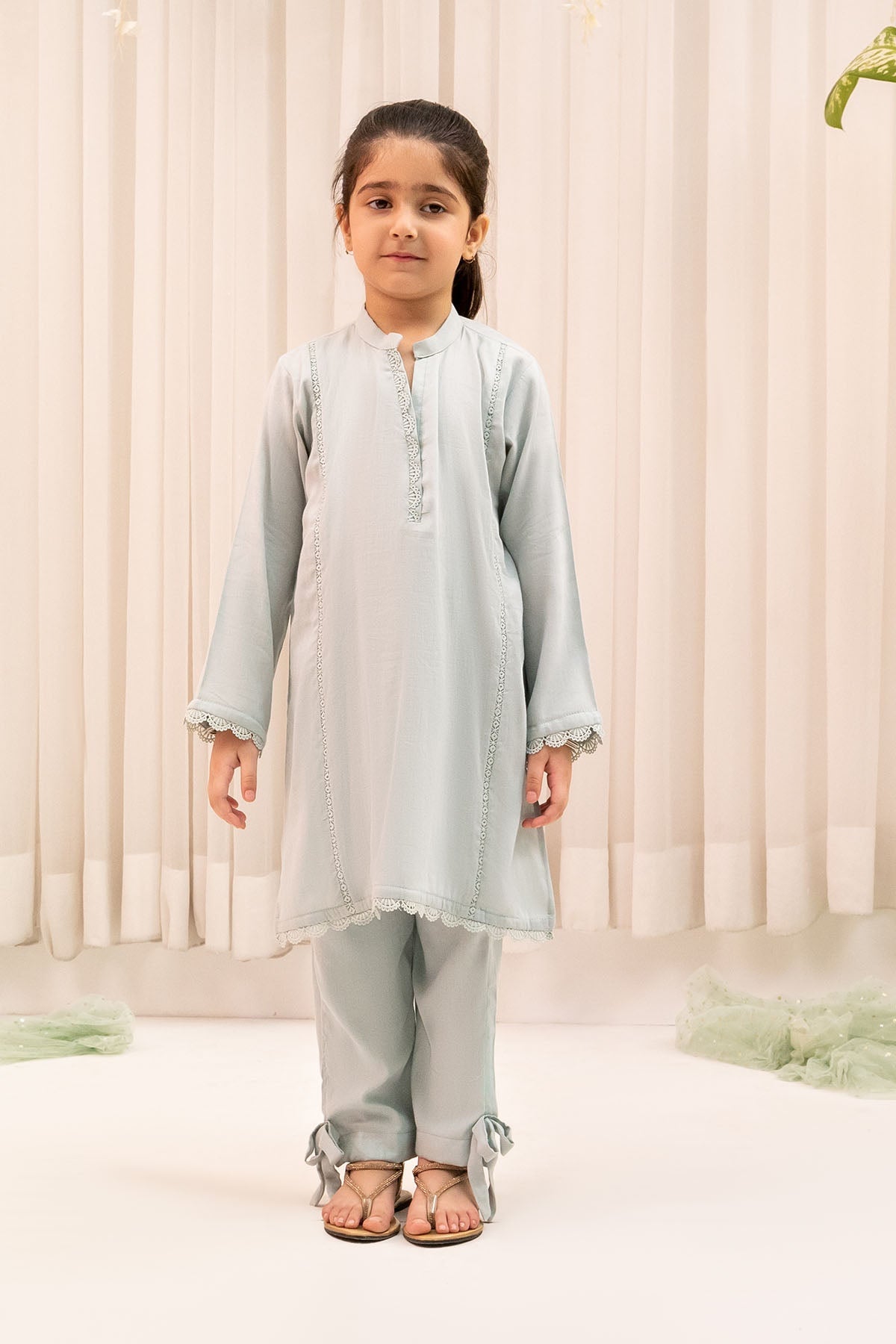 Ochre Clothing Chambray Cotton 2 Pc Suit