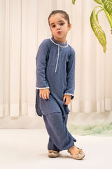 Ochre Clothing Kids Toddlers Festive-Broshia Cotton 2 Pc Suit-INSC-02