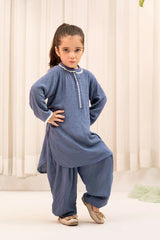 Ochre Clothing Kids Toddlers Festive-Broshia Cotton 2 Pc Suit-INSC-02