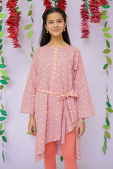 Cotton Chambray Printed Kurta - Wear Ochre