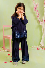 Ochre Clothing Chiffon Sequence Embroidered 2 Pc Suit