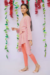 Cotton Chambray Printed Kurta - Wear Ochre
