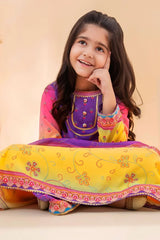 Best Poly Lawn Digital Printed 3 Pc Suit - Wear Ochre -