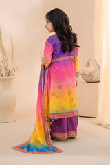 Best Poly Lawn Digital Printed 3 Pc Suit - Wear Ochre -