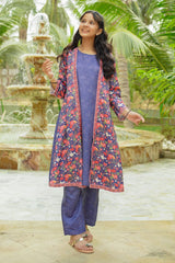 Ochre Clothing Stitched 2 Piece Digital Printed Herringbone Collection'2025-COR-120