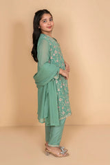 Ochre Clothing Stitched 3 Piece Chiffon Formals Kids Suit-OCH-CE3PS-175206111675717