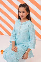 Ochre Clothing Stitched 2 Piece Digital Printed Cotton Lawn Kids Suit-OCH-CLDP2-4