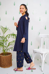 Cotton Embroidered 2 Pc Suit - Wear Ochre