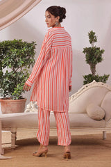 Ochre Clothing Women's Casual -Printed Cotton 2 Pc Suit-SOLS-11