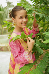 Ochre Clothing Stitched 3 Piece Digital Printed Herringbone Collection'2025-COR-113