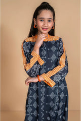Ochre Clothing Stitched 1 Piece Digital Printed Poly Lawn Kids Kurta-OCH-PLDPK-2