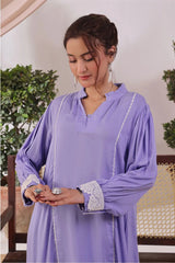 Ochre Clothing Women's Casual -Rod Silk 2 Pc Suit-SOLS-08