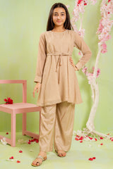 Ochre Clothing Organza Hand Adda Work 2 Pc Suit