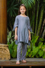 Ochre Clothing Cotton Silk Embellished 2 Pc Suit