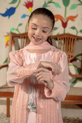 Chiffon Embroidered 3 Pc Suit - Wear Ochre