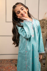 Ochre Clothing Cotton Embroidered 2 Pc Suit