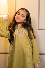 Ochre Clothing Cotton Embroidered 2 Pc Suit