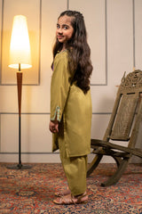 Ochre Clothing Cotton Embroidered 2 Pc Suit