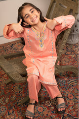 Ochre Clothing Cotton Embroidered 2 Pc Suit