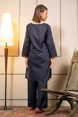 Ochre Clothing Cotton Embroidered 2 Pc Suit