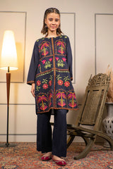 Ochre Clothing Cotton Embroidered 2 Pc Suit