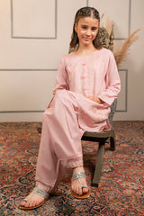 Ochre Clothing Cotton Embroidered 2 Pc Suit