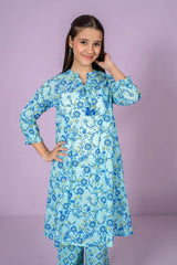 Ochre Clothing Stitched 2 Piece Digital Printed Cotton Lawn Kids Suit-OCH-CLP2P-13
