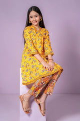Ochre Clothing Stitched 2 Piece Digital Printed Cotton Lawn Kids Suit-OCH-CLP2P-10