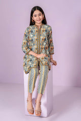Ochre Clothing Stitched 2 Piece Digital Printed Cotton Lawn Kids Suit-OCH-CLP2P-12