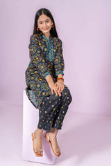 Ochre Clothing Stitched 2 Piece Digital Printed Cotton Lawn Kids Suit-OCH-CLP2P-18