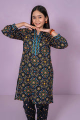 Ochre Clothing Stitched 2 Piece Digital Printed Cotton Lawn Kids Suit-OCH-CLP2P-18