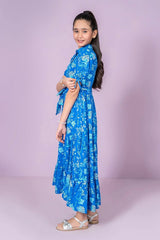 Ochre Clothing Stitched 1 Piece Western Kids Dress-OCH-BLPDO-2
