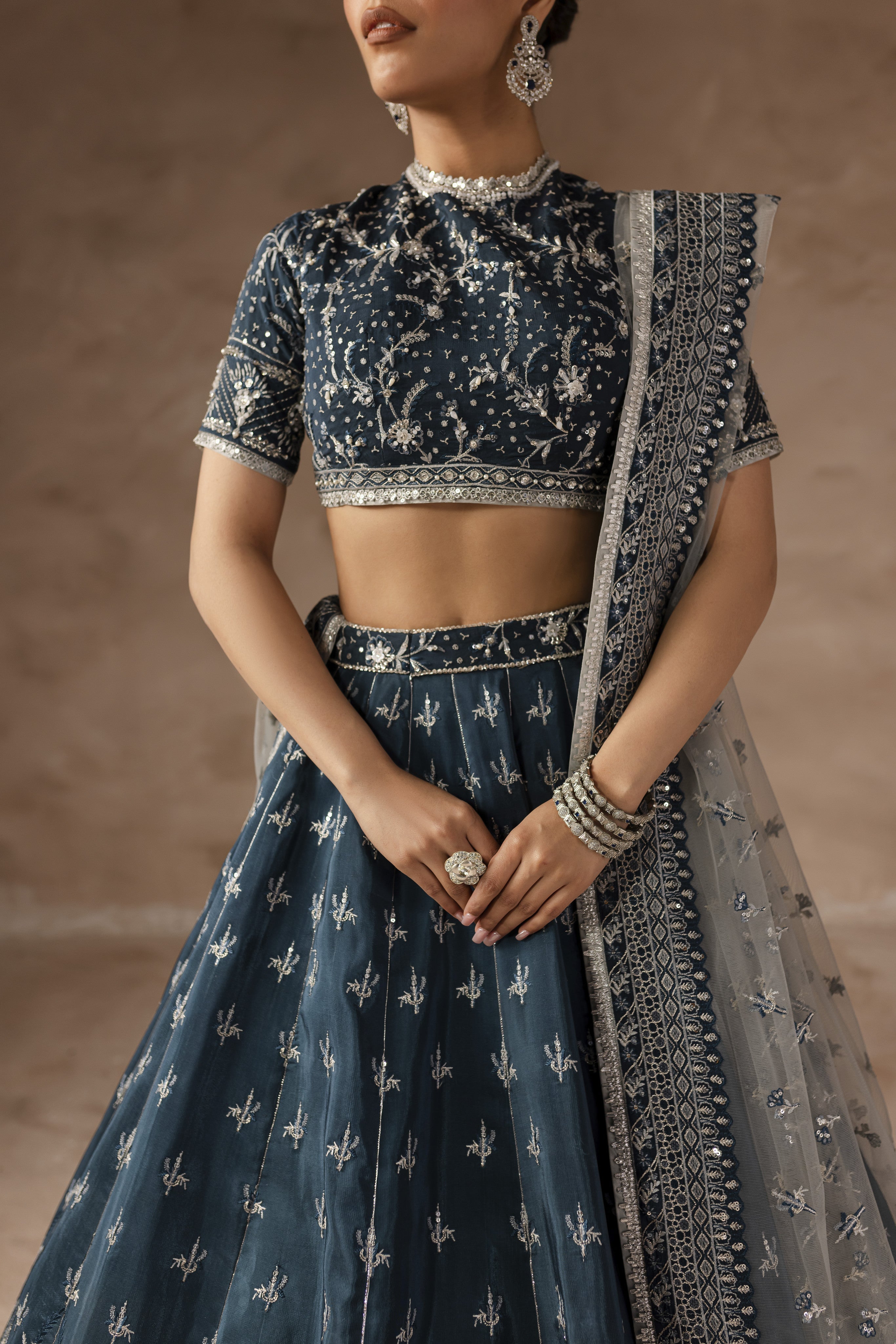 Eblouir By Imran Ramzan Unstitched 3 Piece Luxury Formals Collection'2025-Rêve Sarcelle