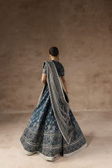 Eblouir By Imran Ramzan Unstitched 3 Piece Luxury Formals Collection'2025-Rêve Sarcelle