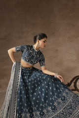Eblouir By Imran Ramzan Unstitched 3 Piece Luxury Formals Collection'2025-Rêve Sarcelle