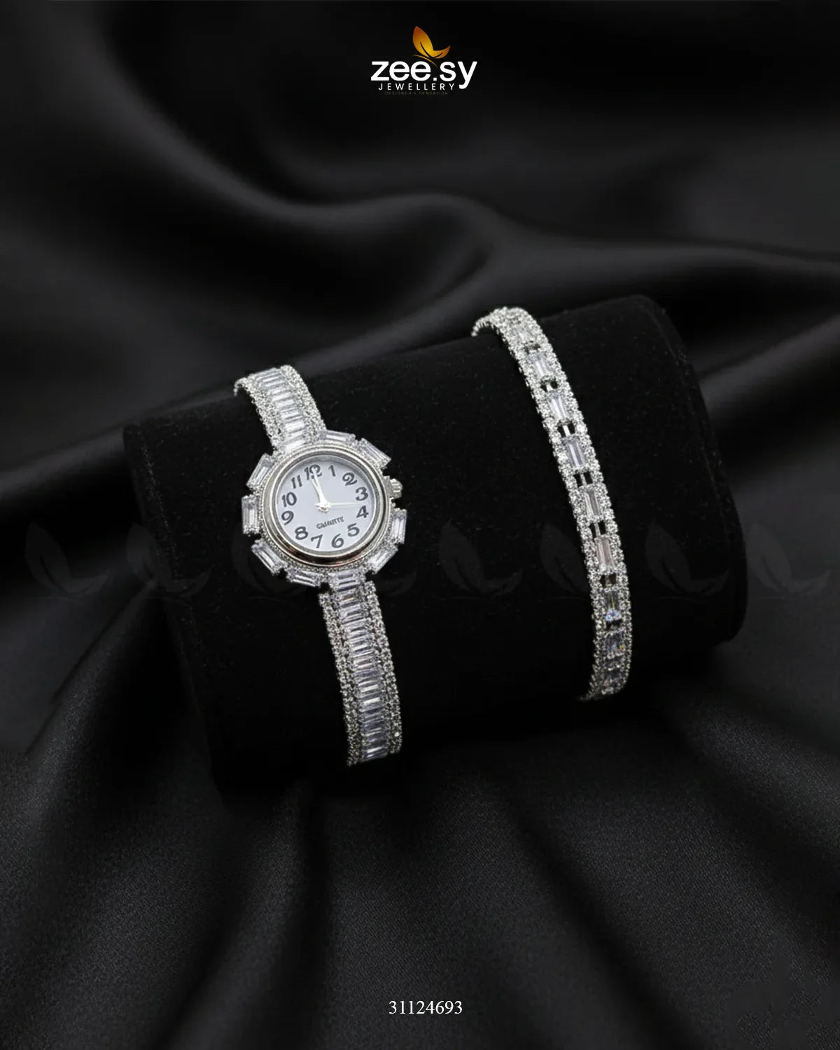 Rich Intricate Cluster Bracelet Watch - Zeesy Jewellery