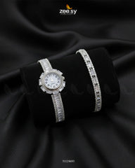 Rich Intricate Cluster Bracelet Watch - Zeesy Jewellery