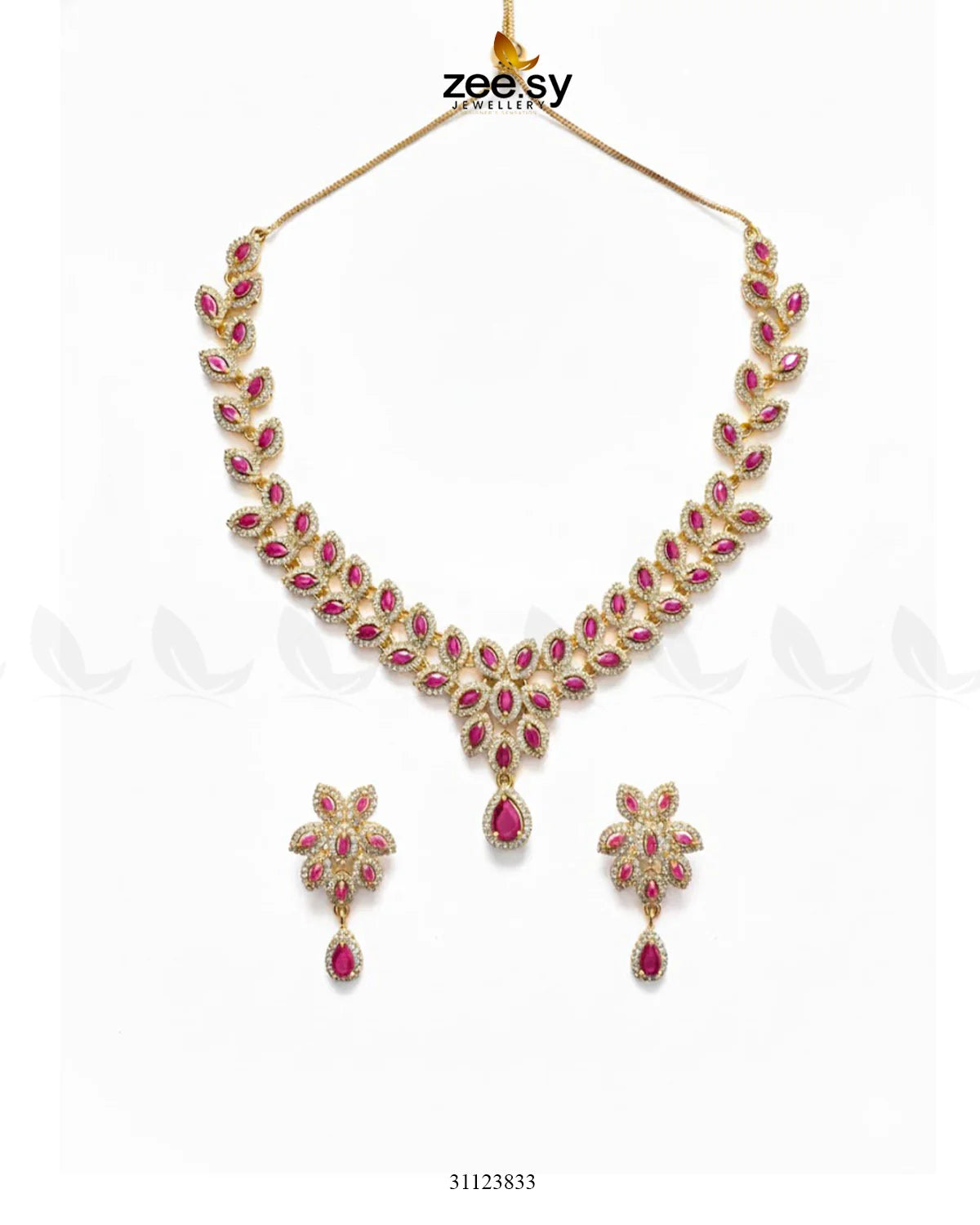 Rich Heritage Stream Necklace Set - Zeesy Jewellery
