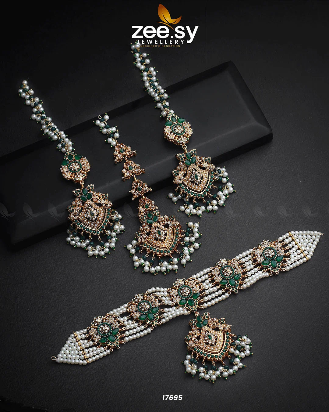 Ritual Necklace Green - Zeesy Jewellery