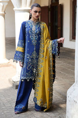 Hussain Rehar Unstitched 3 Piece Luxury Lawn Suit-Riviera