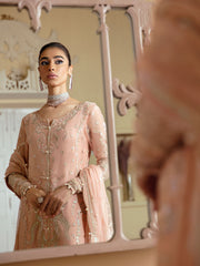 Gulaal Unstitched 3 Piece Emb Chiffon Vol-01 Suit-Rosalie GL-EC-23V1-03