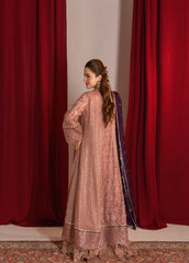 Zaaviay Stitched 3 Piece Luxury Formals Collection'2025-Rosy Mauve
