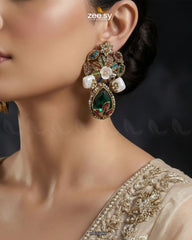 Roszir Pearl Drop Earrings - Zeesy Jewellery