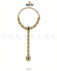 Zeesy-Roxane Flower Kundan Anja Bracelet
