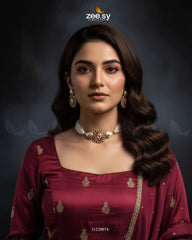 Royal Darbar Choker Set - Zeesy Jewellery