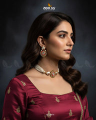 Royal Darbar Choker Set - Zeesy Jewellery