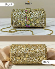 Royal Heritage Floral Clutch Bag